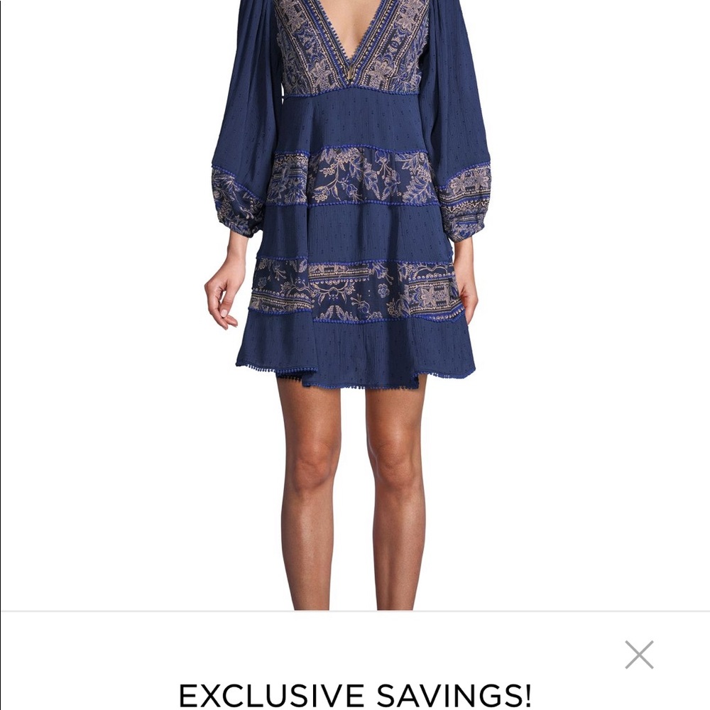 Free people my love mini peasant dress